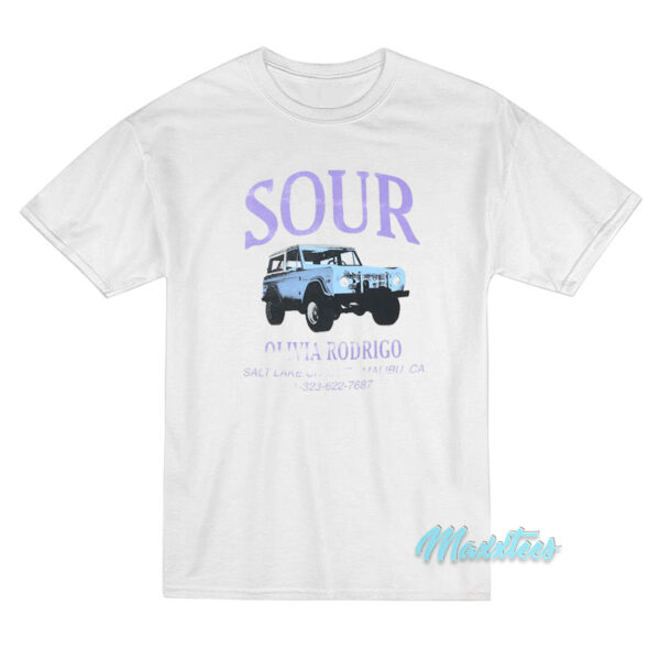 Olivia Rodrigo Sour Car T-Shirt