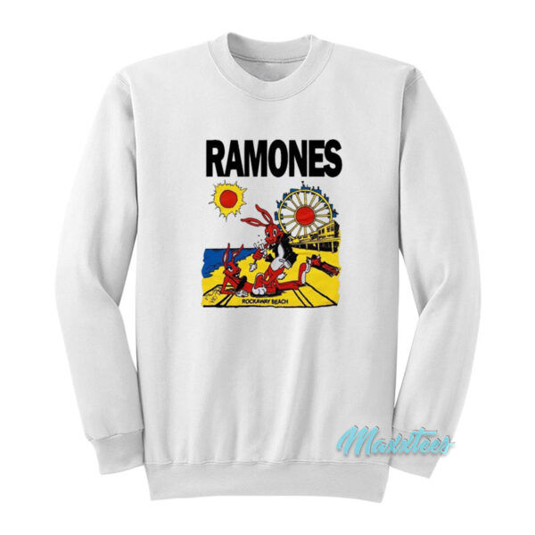 Ramones Rockaway Beach Bunny Sweatshirt