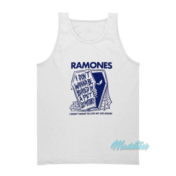 Ramones I Don't Want To Live My Life Tank Top