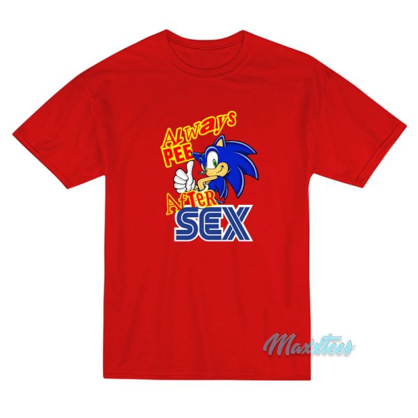 Sonic Always Pee After Sex T-Shirt