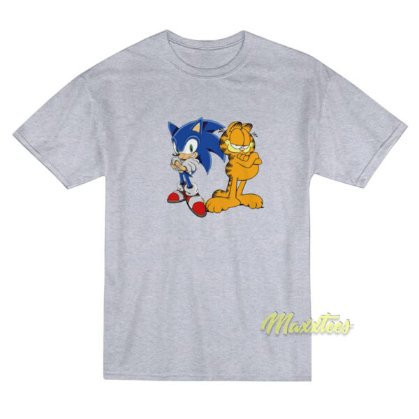 Sonic and Garfield T-Shirt