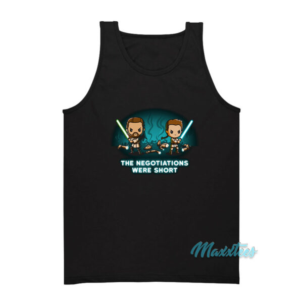 Star Wars The Negotiations Were Short Tank Top