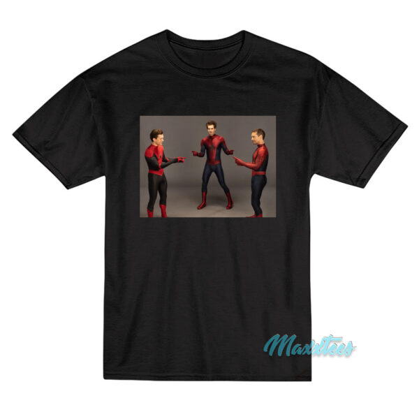The Spider-Man Pointing Meme Perfectly No Way Home T-Shirt