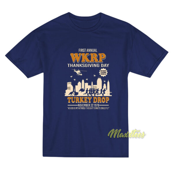 WKRP Thanksgiving Day Turkey Drop T-Shirt