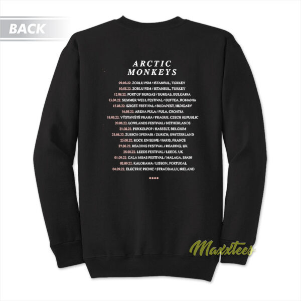 Arctic Monkeys Glitterball Tour Racism Sweatshirt