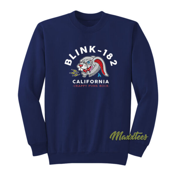 Blink 182 California Crappy Punk Rock Sweatshirt