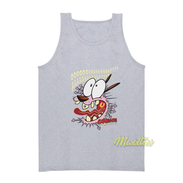 Courage The Cowardly Dog Scaredy Dog Tank Top