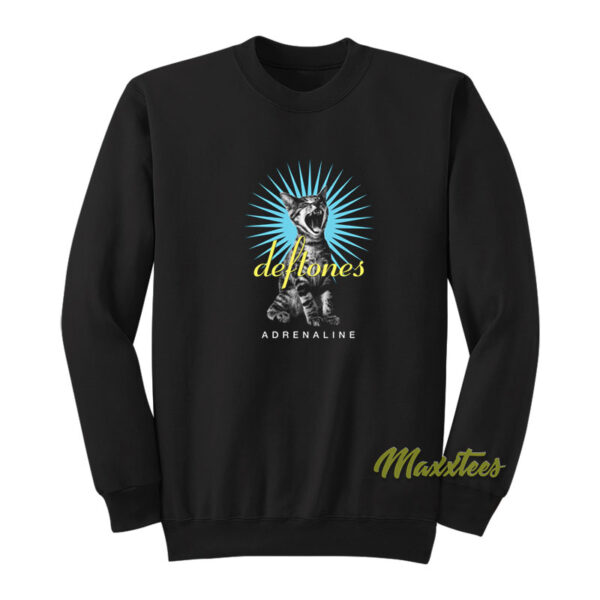Deftones Adrenaline Cat Sweatshirt