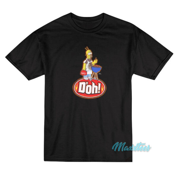 Homer Simpsons Kiss The Chef D'oh T-Shirt