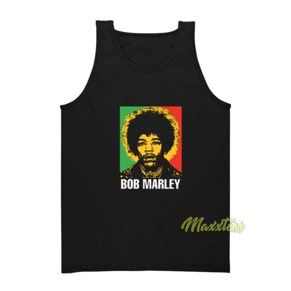 Jimi Hendrix Bob Marley Tank Top