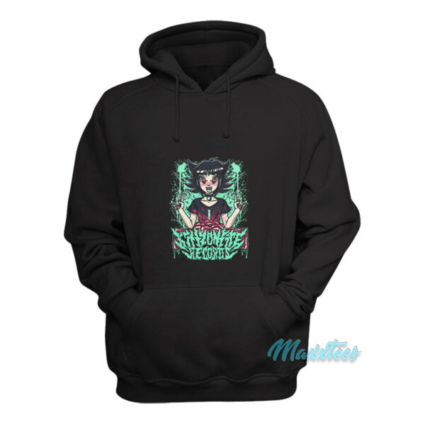 Kitty On Fire Records Hoodie