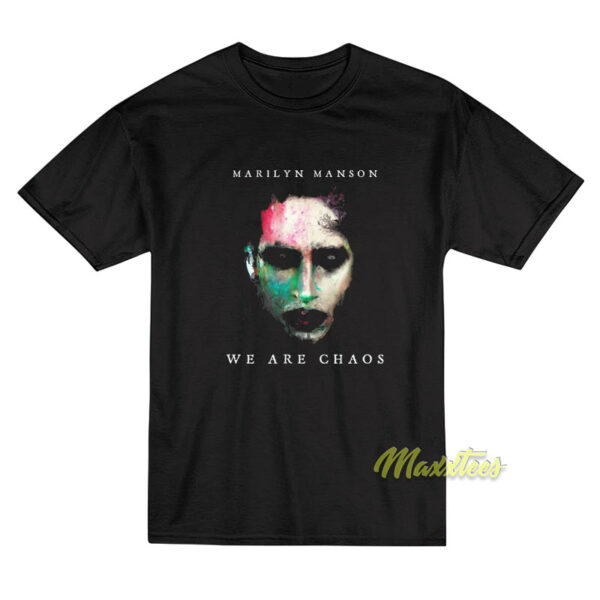 Marilyn Manson We Are Chaos Album T-Shirt