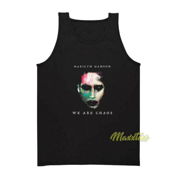 Marilyn Manson We Are Chaos Album Tank Top