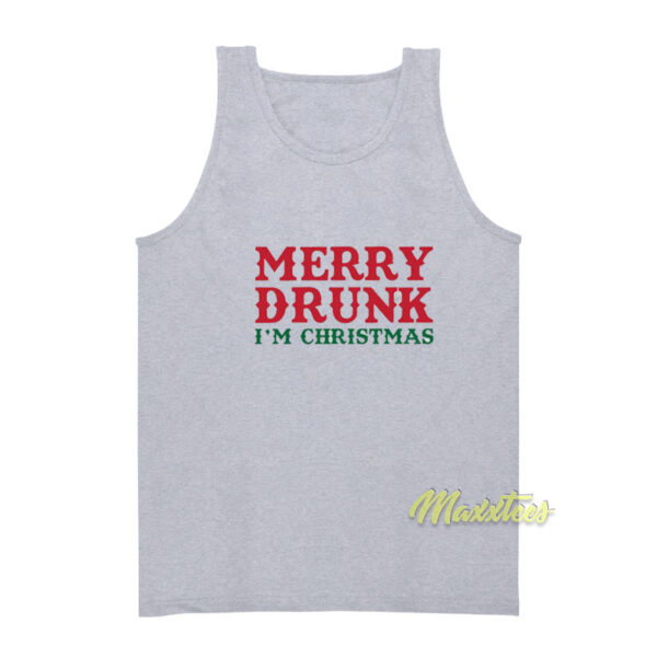 Merry Drunk Im Christmas Tank Top