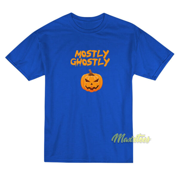 Mostly Ghostly Pumpkin T-Shirt