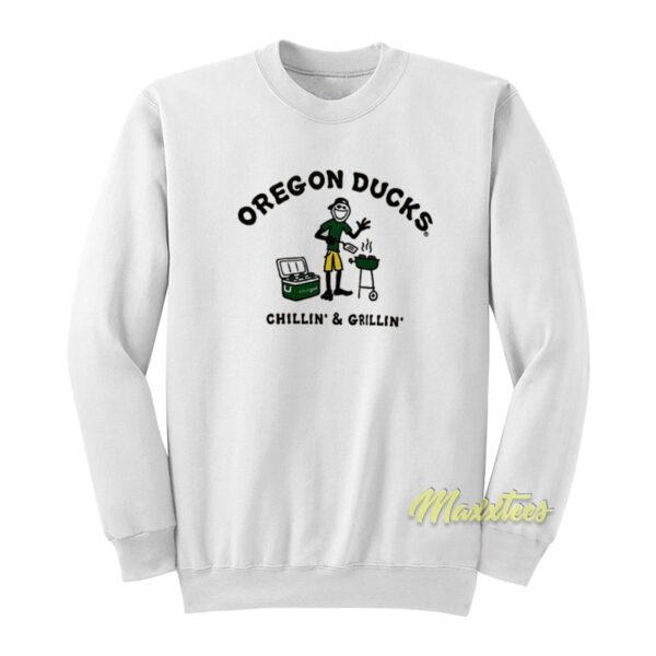 Oregon Ducks Chillin and Grillin Sweatshirt