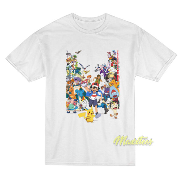 Pokemon Leaves Ash Ketchum T-Shirt