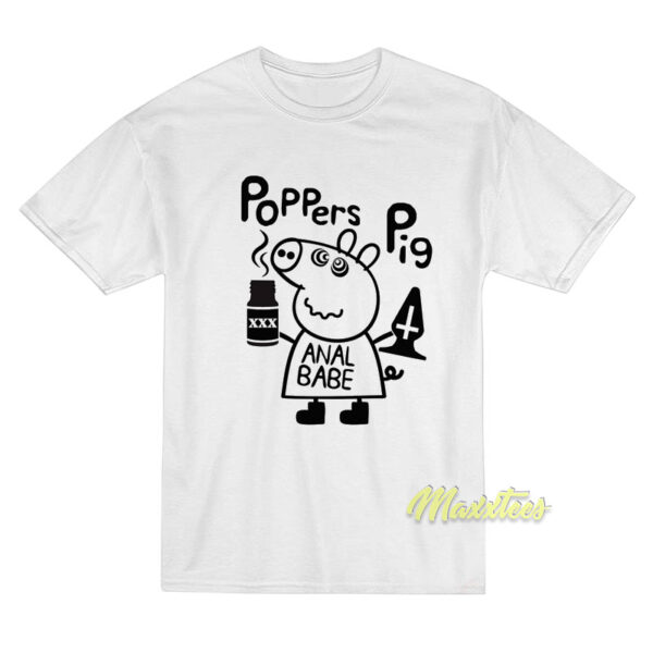 Poppers Pig Queer Gay BDSM T-Shirt