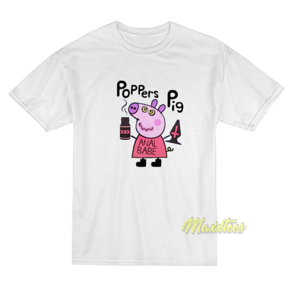 Poppers Pig Queer Gay T-Shirt