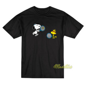 Snoopy and Woodstock Tennis T-Shirt