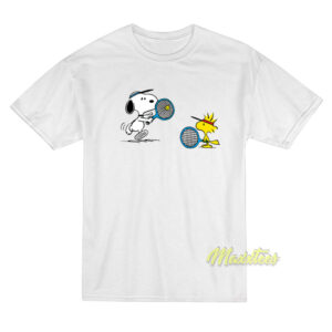 Snoopy and Woodstock Tennis T-Shirt