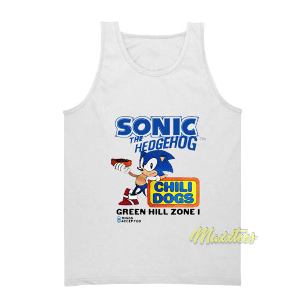 Sonic The Hedgehog Chili Dog Tank Top