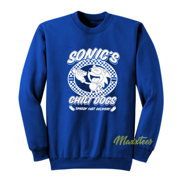 Sonic The Hedgehog Chili Dogs Sweatshirt