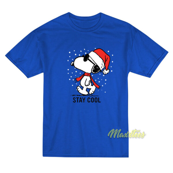 Stay Cool Snoopy Christmas T-Shirt