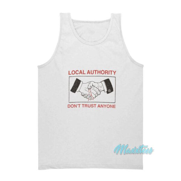 Travis Barker Local Authority Don't Trust Anyone Tank Top