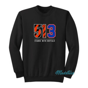 513 Stands With Buffalo Sweatshirt