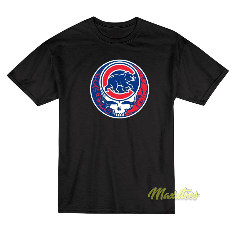 Chicago Cubs Grateful Dead T-Shirt - Maxxtees