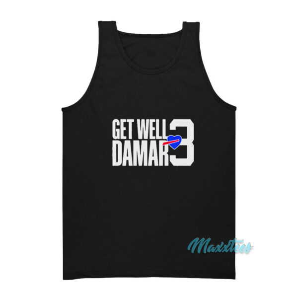 Love For 3 Get Well Damar Hamlin Tank Top