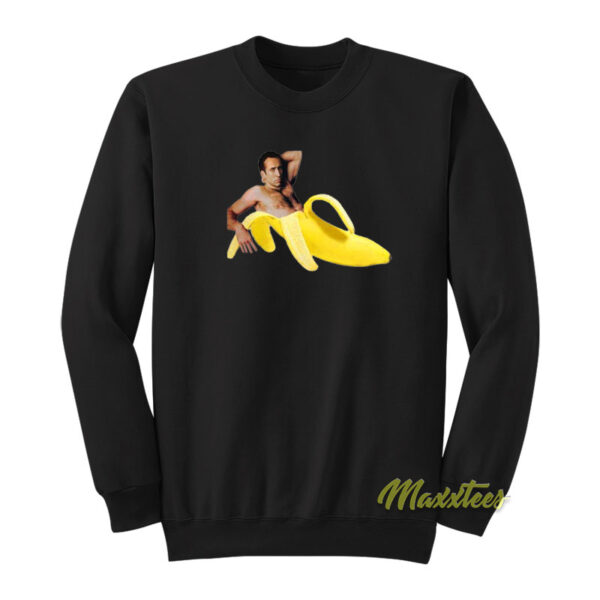 Nicolas Cage Banana Sweatshirt