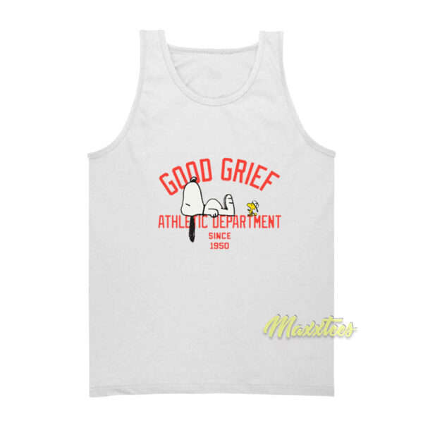 Peanuts Good Grief Athletic Department Tank Top