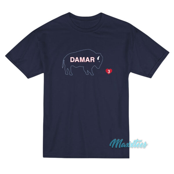 Praying For Damar Hamlin Love For 3 T-Shirt