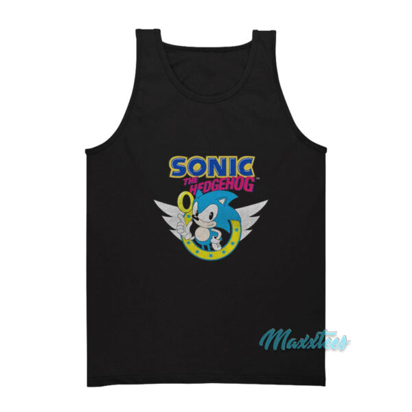 Sonic The Hedgehog Rings And Wings Tank Top