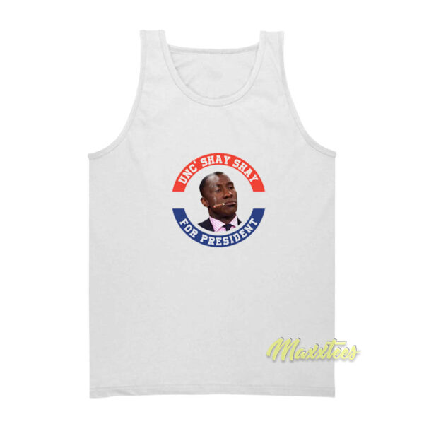Shannon Sharpe Unc Shay Shay For President Tank Top