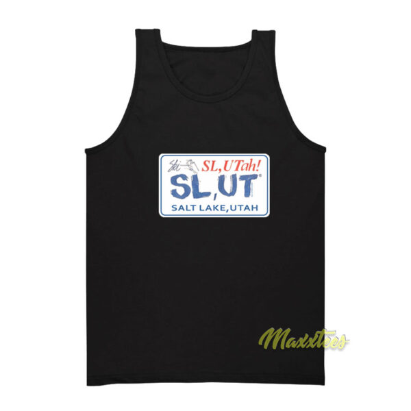 Slut Salt Lake Utah Ski Tank Top