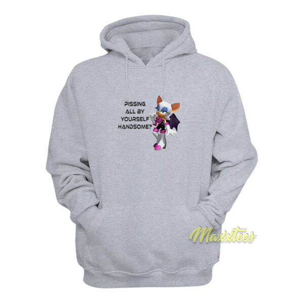 Sonic Rouge Pissing All By Yourself Handsome Hoodie