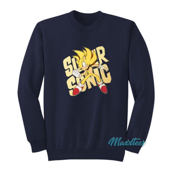 Super Sonic The Hedgehog Sweatshirt