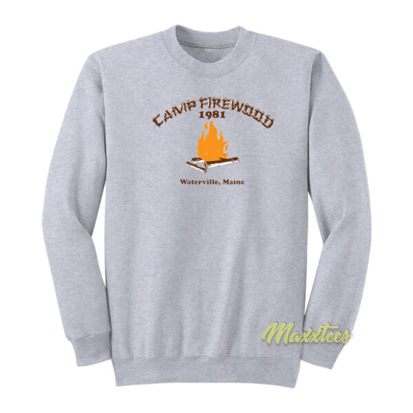 Camp Firewood 1981 Waterville Maine Sweatshirt