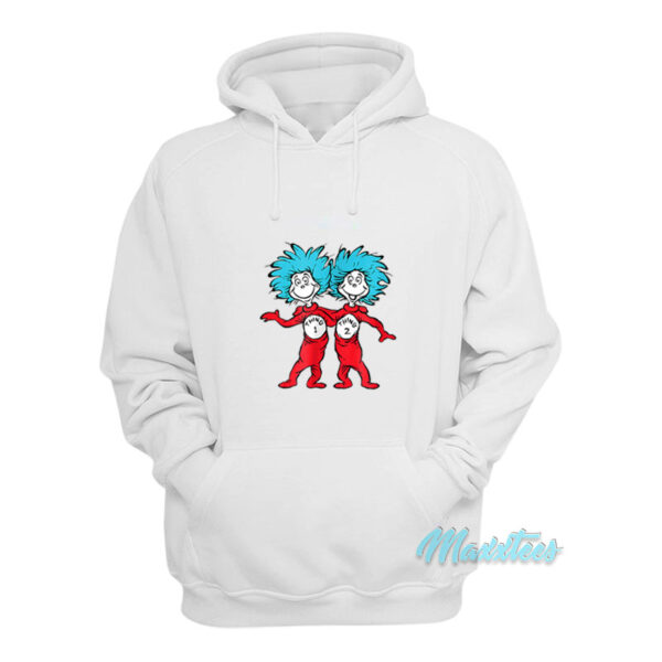 Dr Seuss Thing 1 And Thing 2 Buddies Hoodie