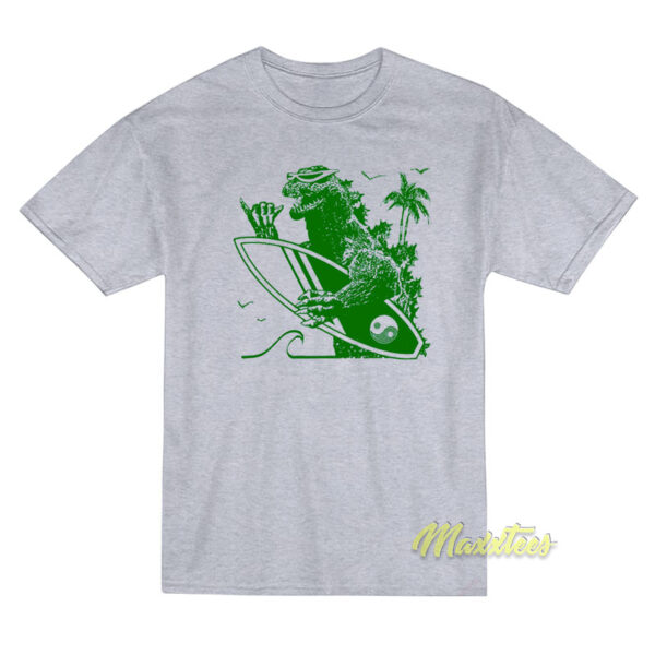 Godzilla Surfing T-Shirt