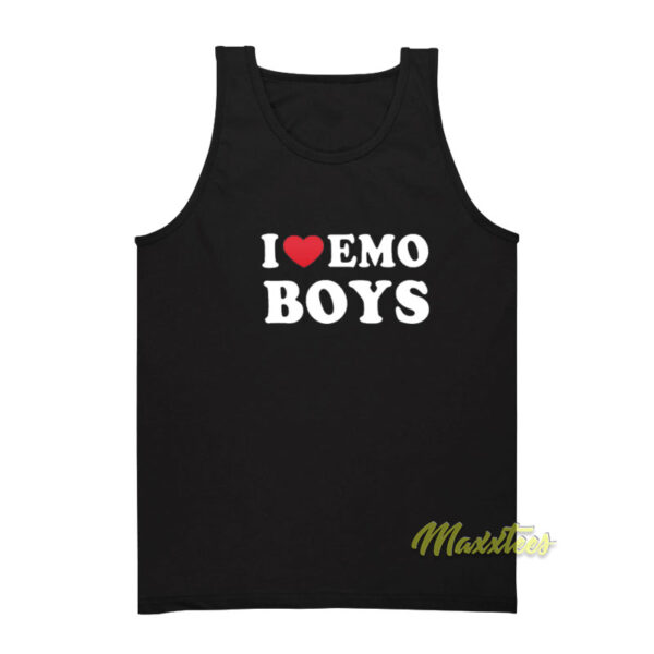 I Love Emo Boys Unisex Tank Top