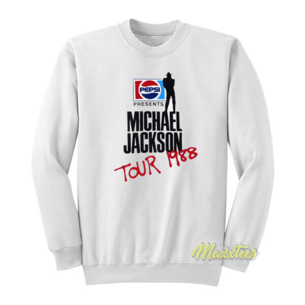 Michael Jackson Pepsi Bad Tour 1998 Sweatshirt
