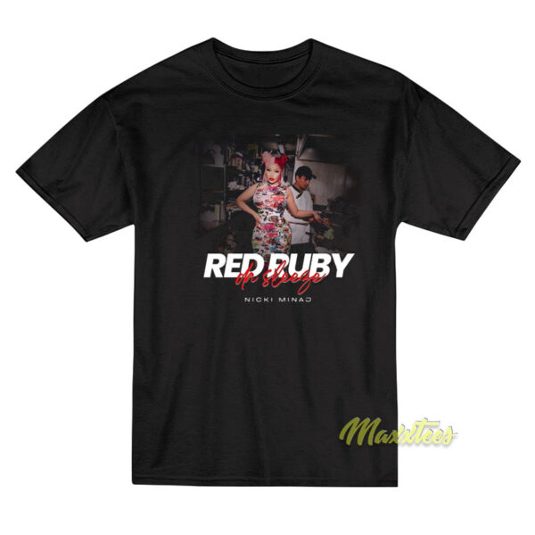 Nicki Minaj Red Ruby Da Sleeze T-Shirt