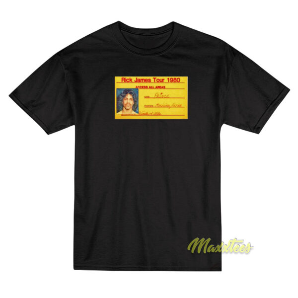 Prince Rick James Tour 1980 T-Shirt
