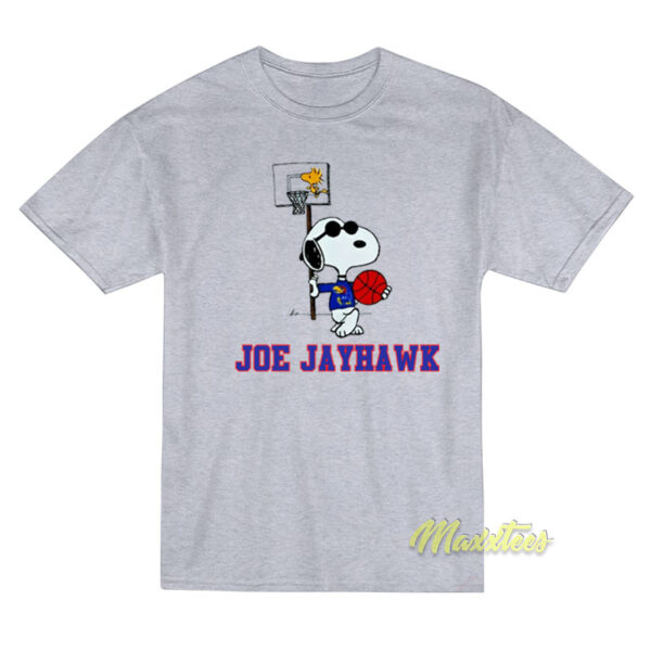 Snoopy Kansas University Jayhawks T-Shirt