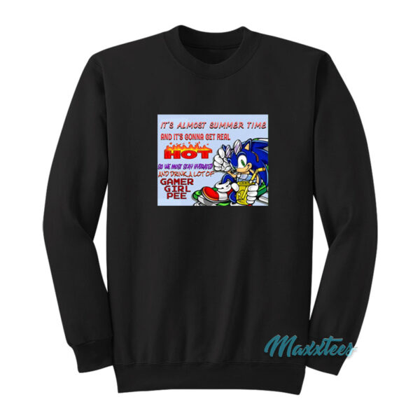 Sonic It's Almost Summer Time Sweatshirt