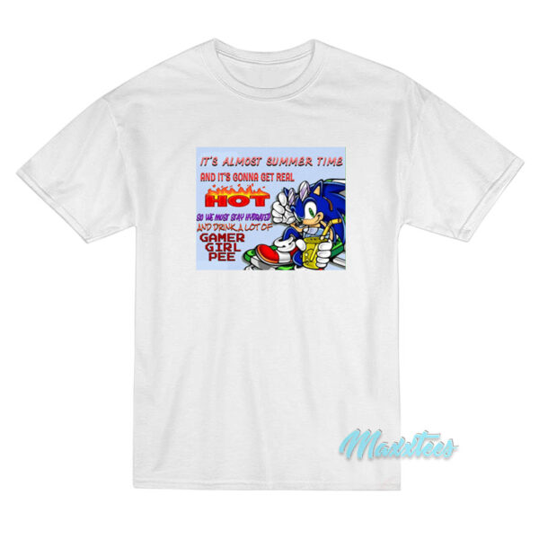Sonic It's Almost Summer Time T-Shirt